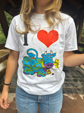 Load image into Gallery viewer, I Heart Blü Cow Tee
