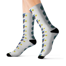 Load image into Gallery viewer, Blü Cow Sublimation Socks
